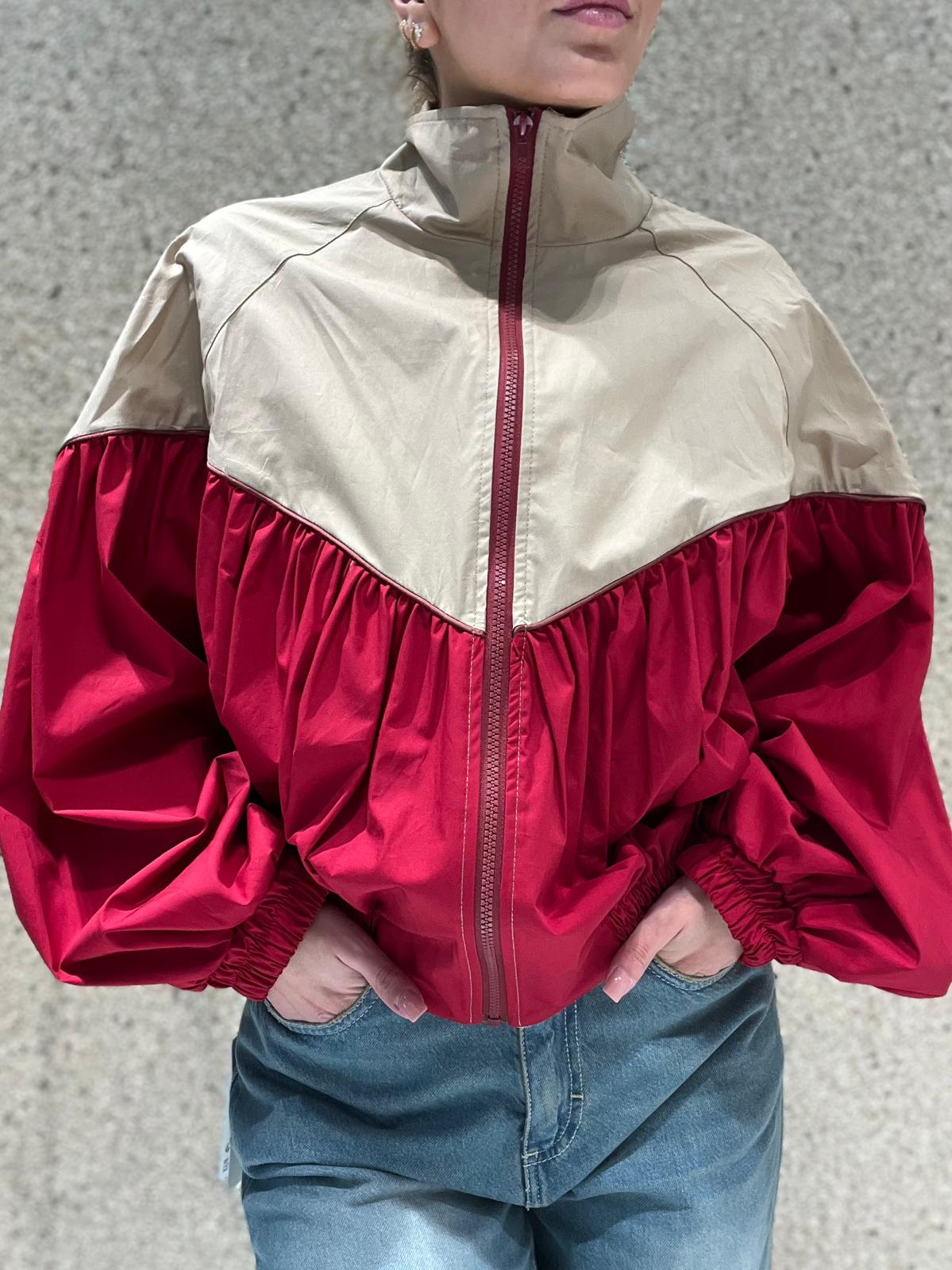 Bomber color block