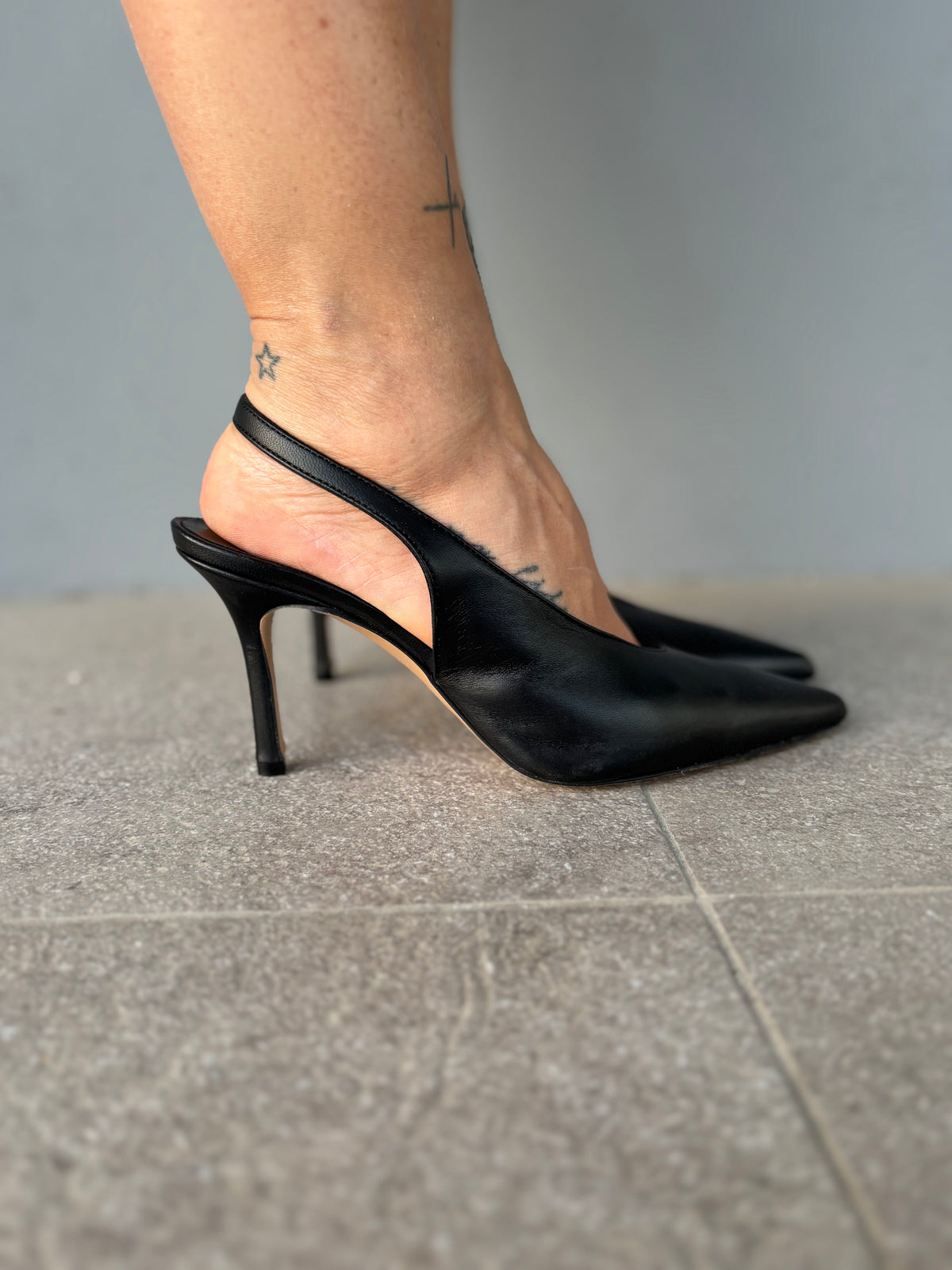 Slinback in pelle