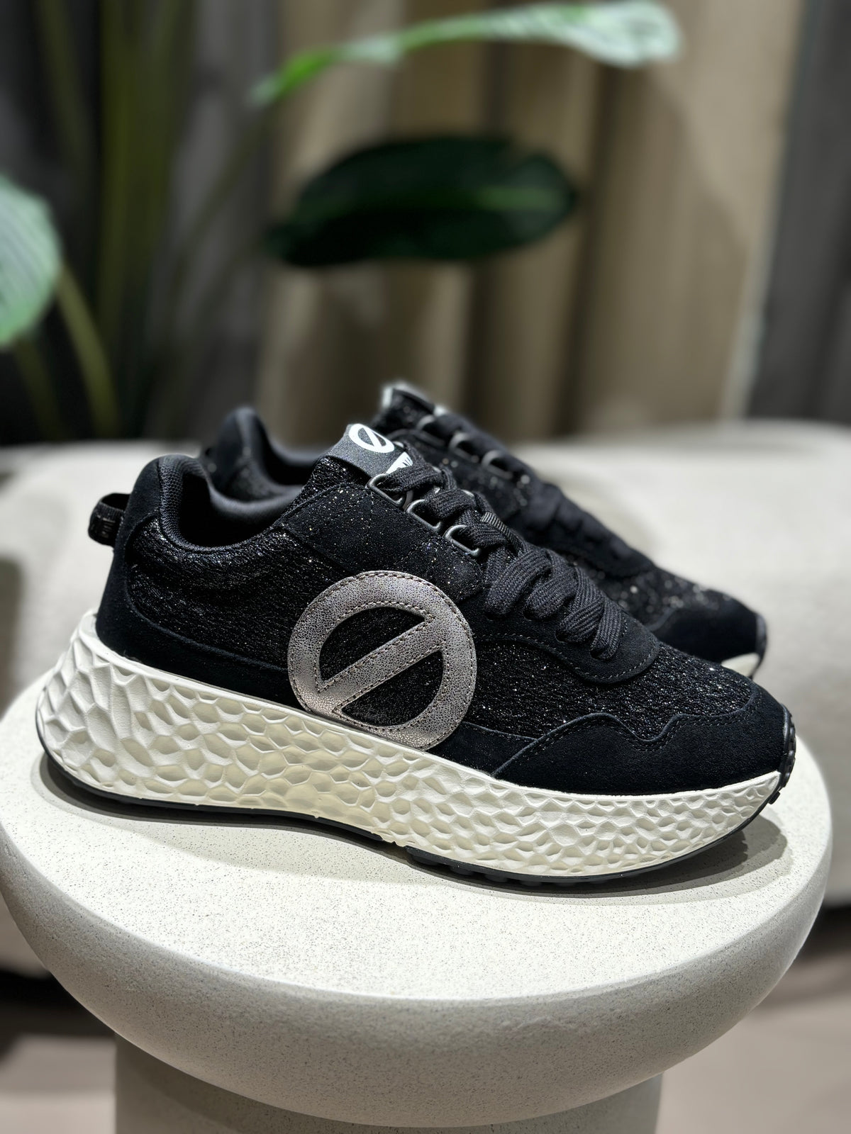Sneaker strass nere