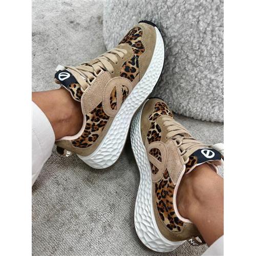 Sneaker in suede plat