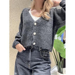 cardigan 3 bottoni gioiello