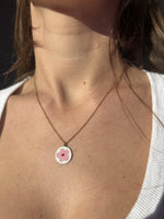 Collana "mini fiore rosa"