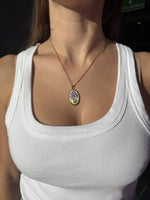 Collana "Bouquet viola"