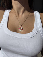 Collana "Geranio fucsia"