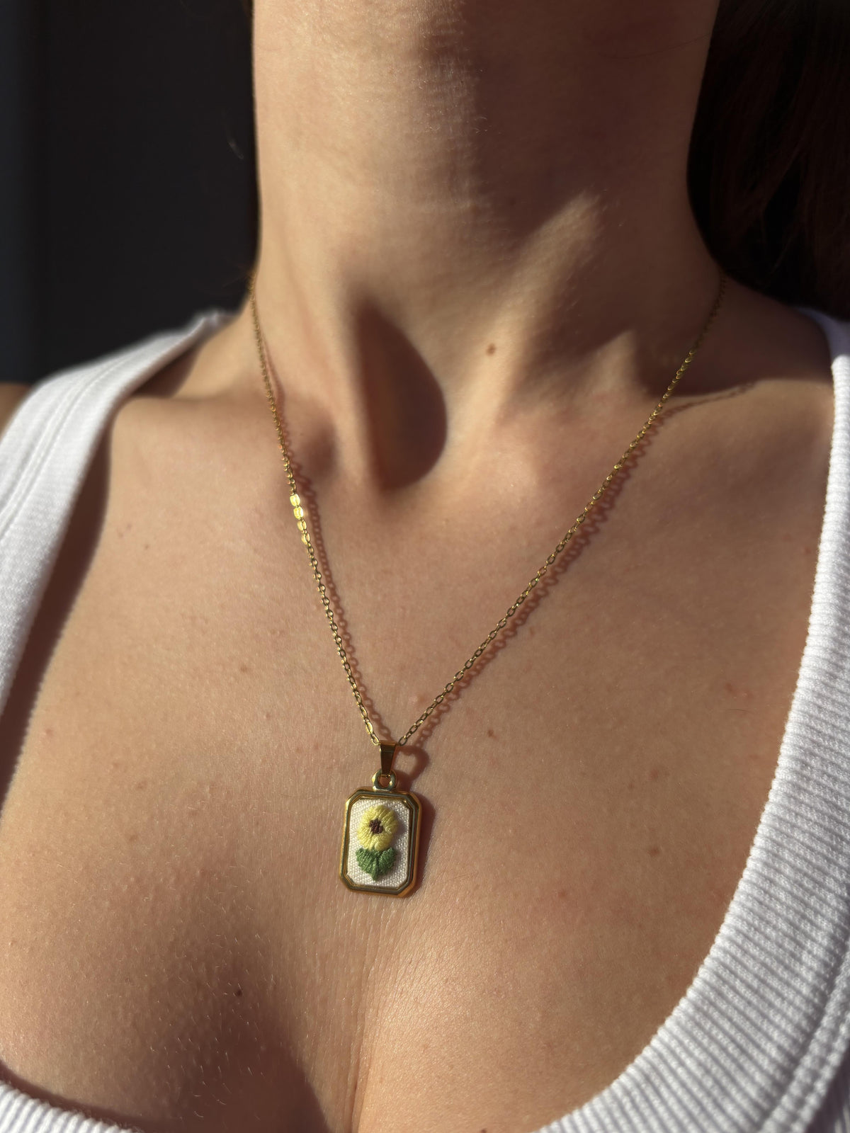 Collana girasole mini