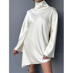 Blusa collo alto
