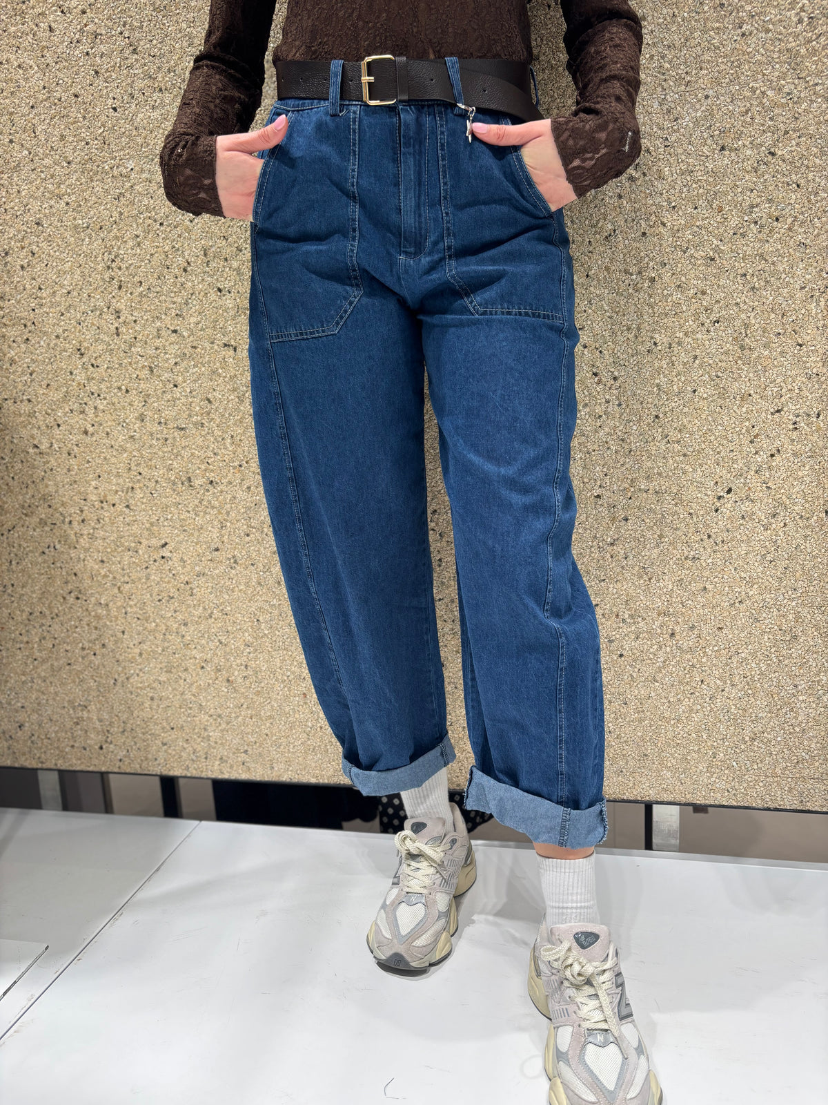 Pantalone stone wash