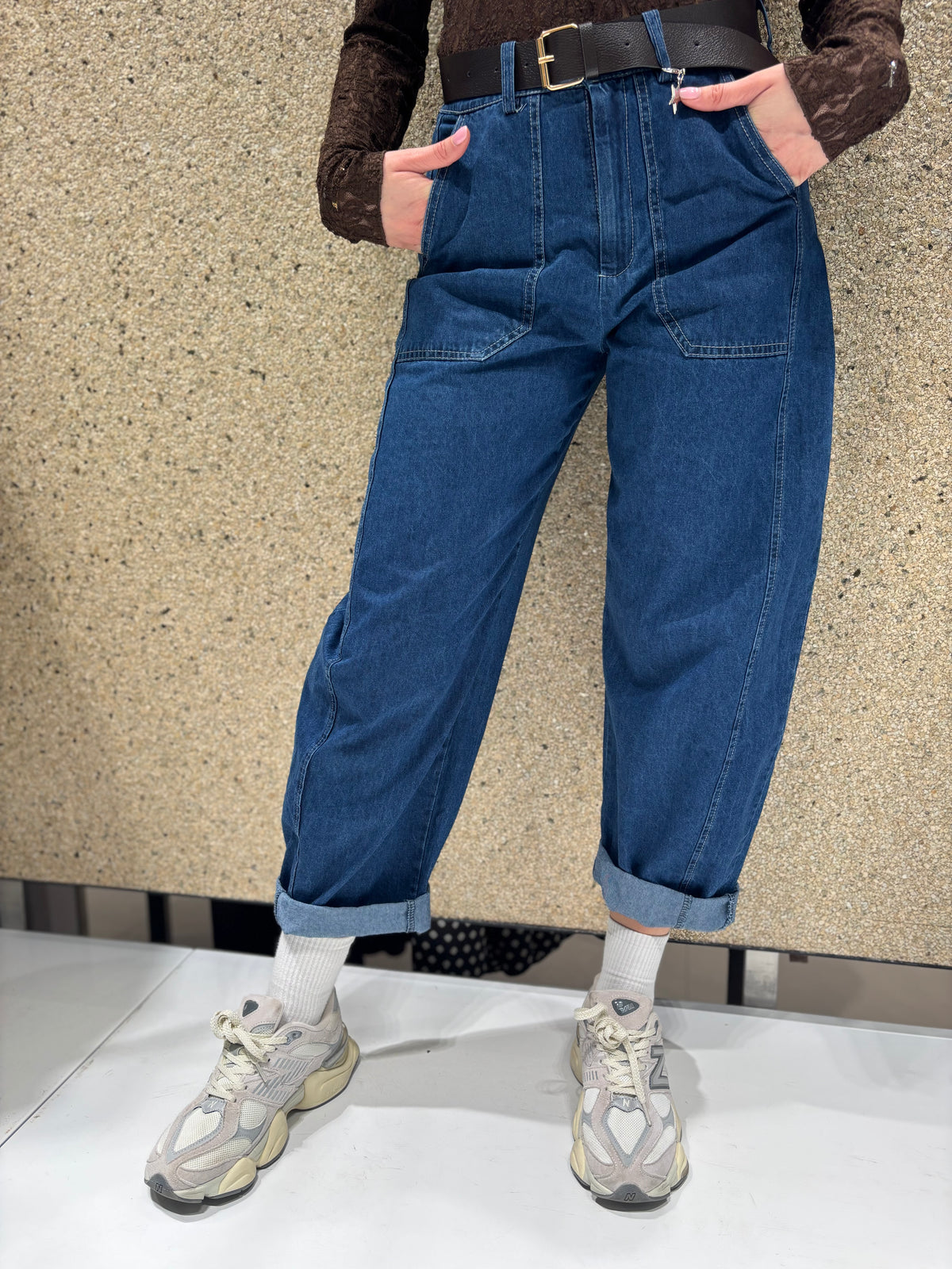 Pantalone stone wash