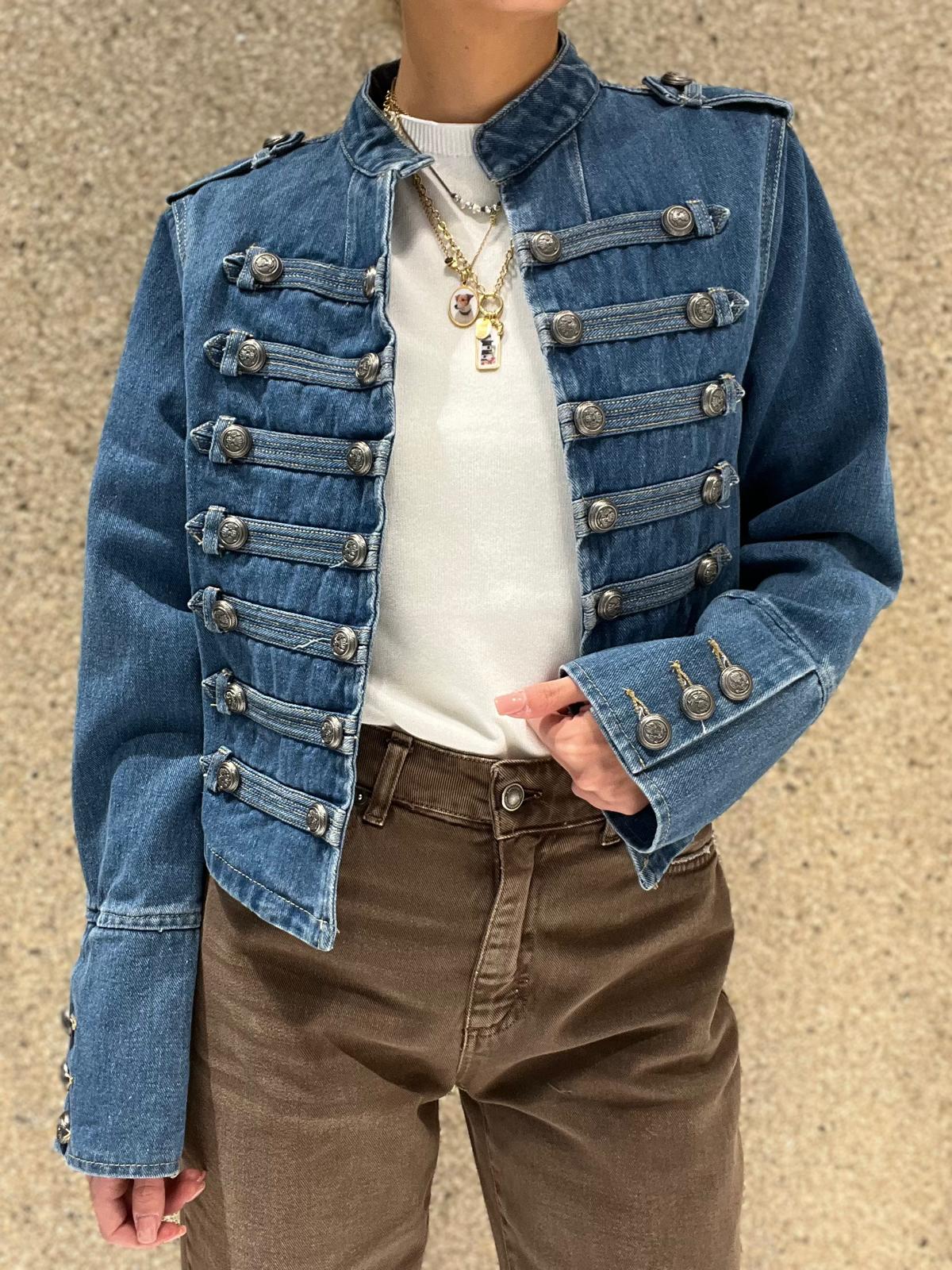 Giacca in jeans napoleone