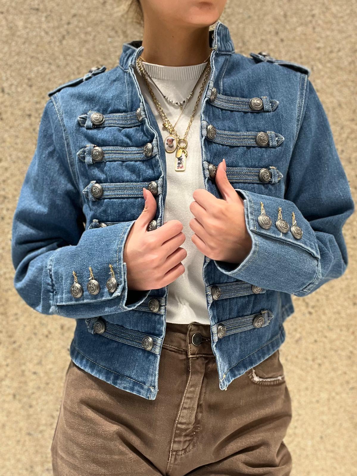 Giacca in jeans napoleone