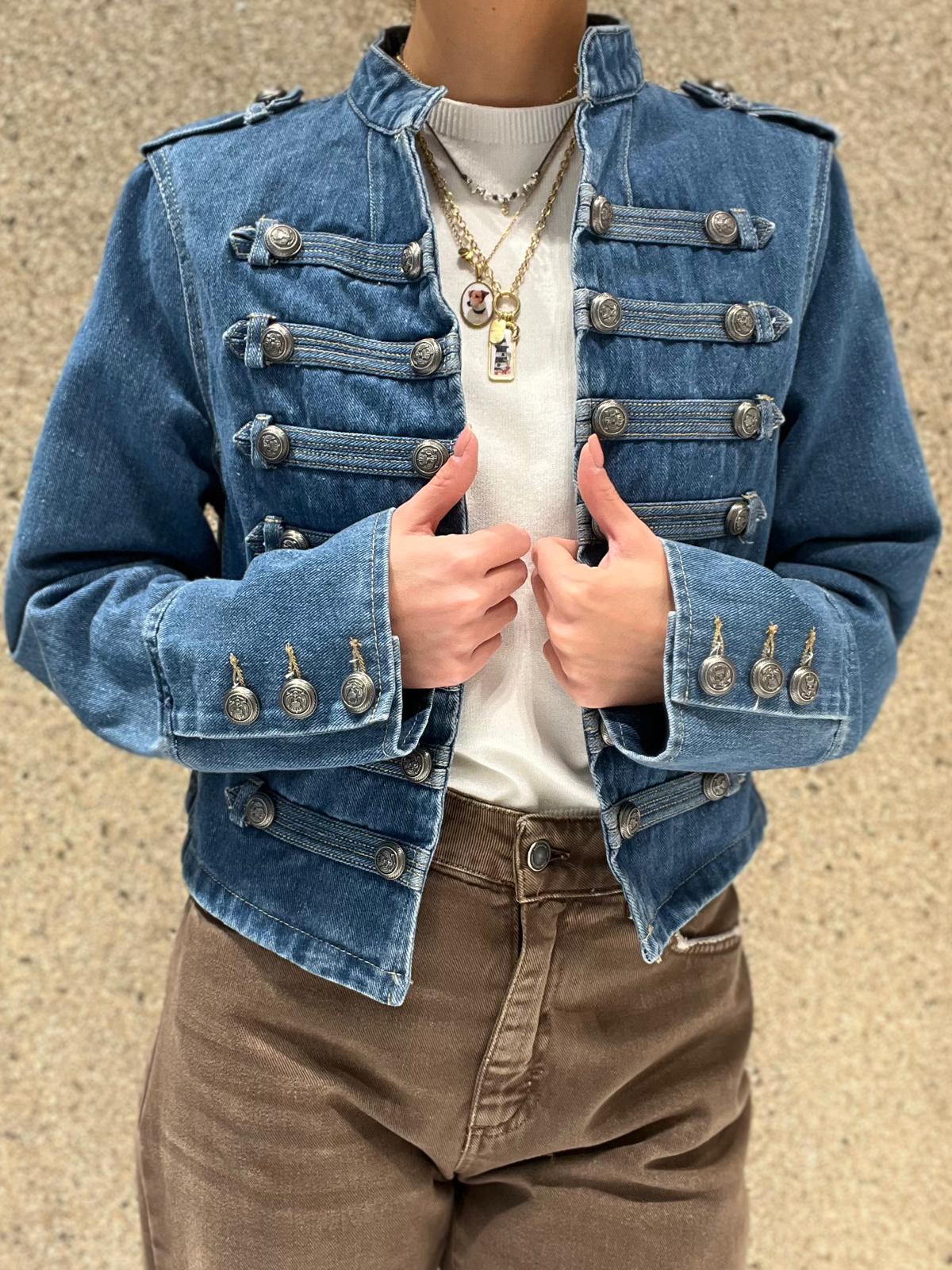 Giacca in jeans napoleone
