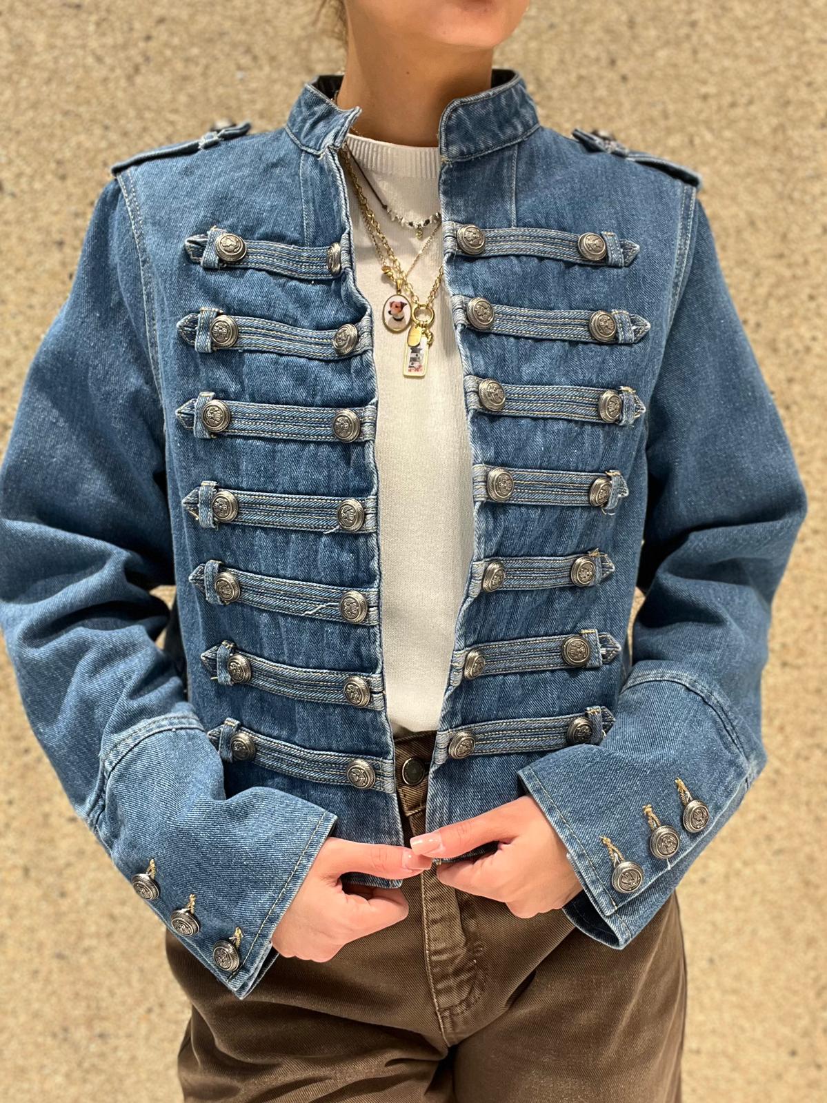 Giacca in jeans napoleone
