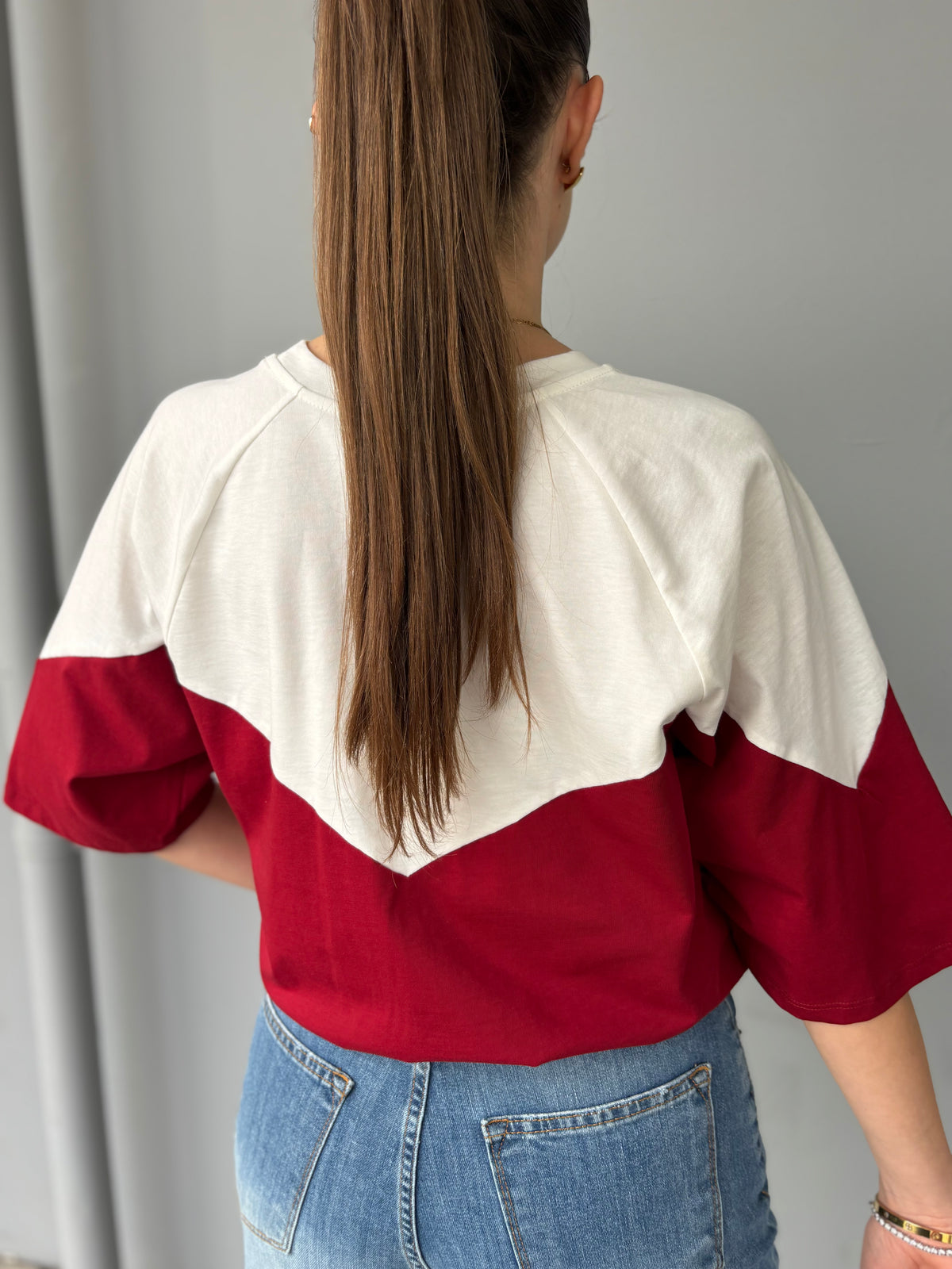 T-shirt bicolor