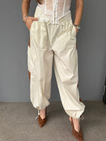 Pantalone cargo bicolor