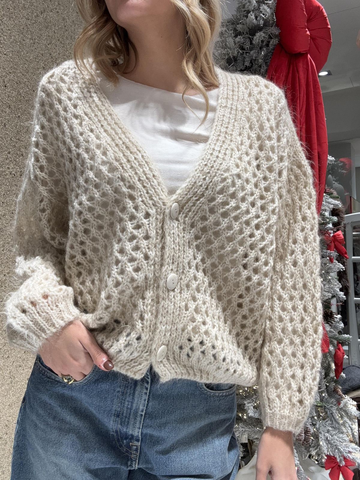 cardigan traforata