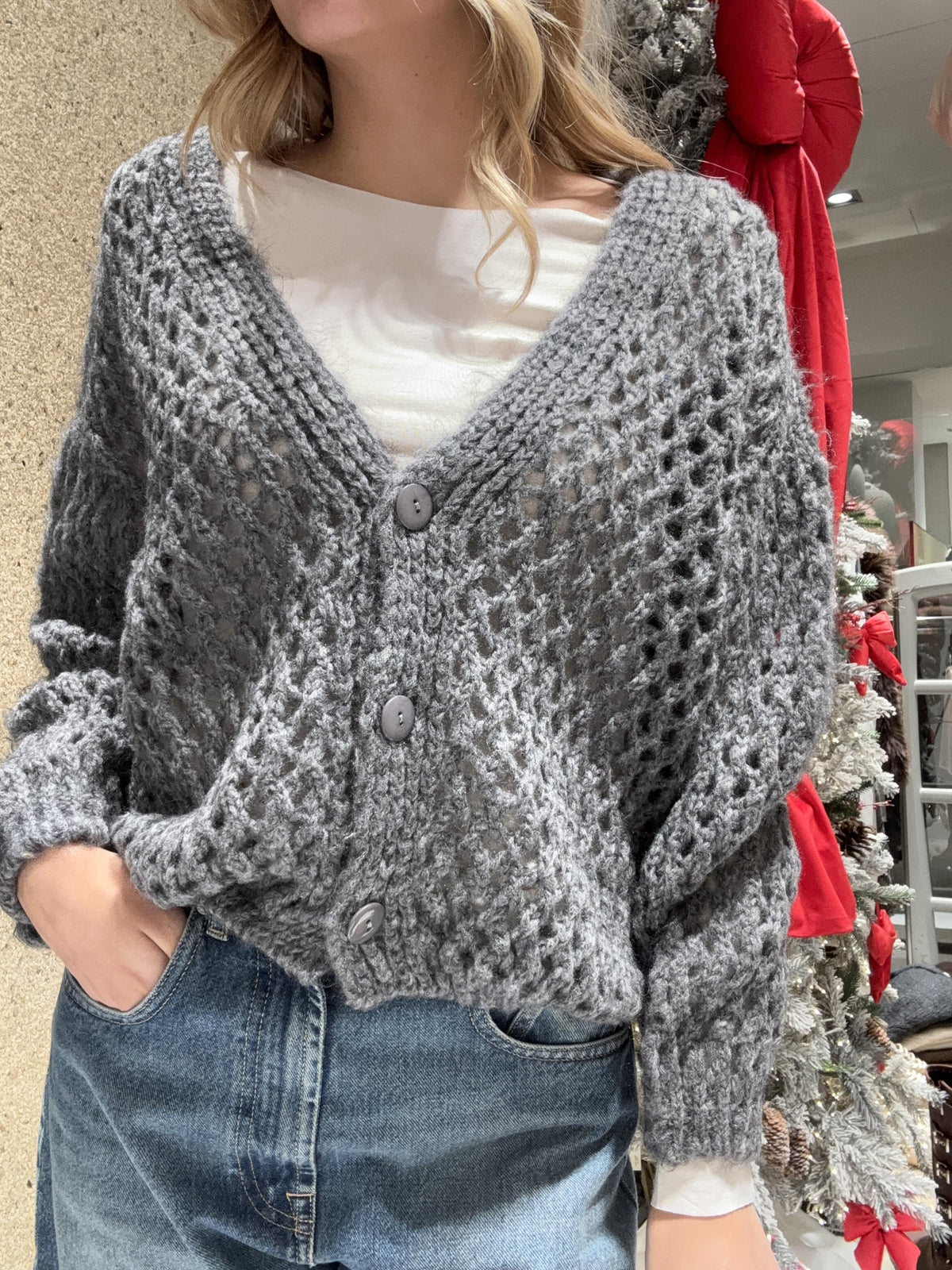 cardigan traforata