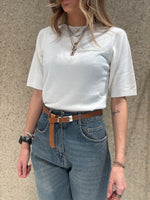 T-shirt di cotone girocollo