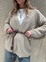 Cardigan con frange