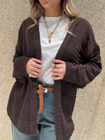 Cardigan con frange