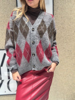 Cardigan a rombi