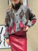 Cardigan a rombi