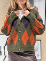 Cardigan a rombi