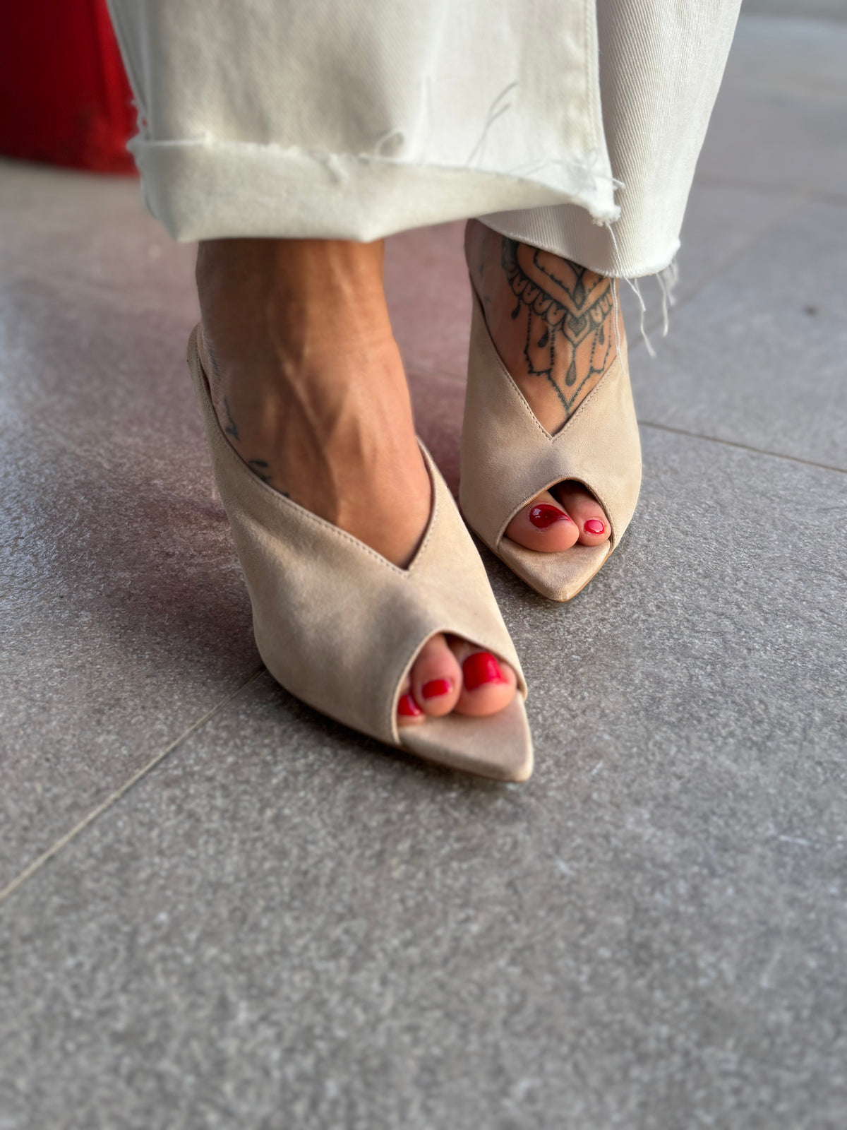 Mules in camoscio