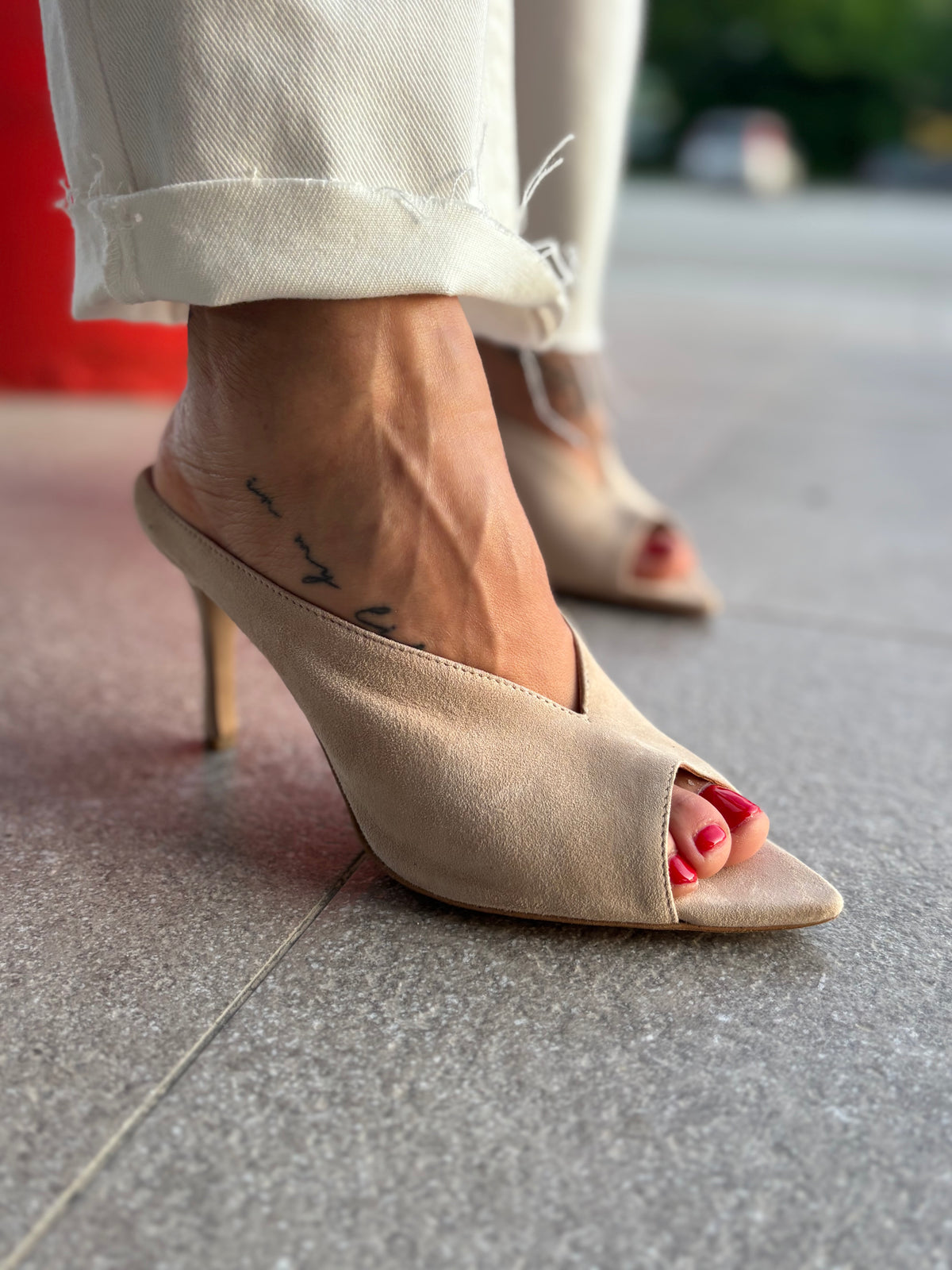 Mules in camoscio