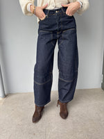 Denim barrell western