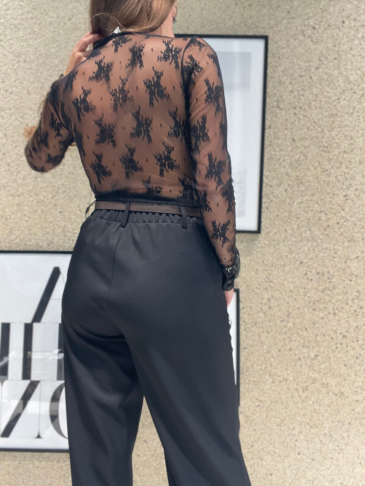 Body mix con frange sul davanti