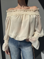 Camicia scollo dritto