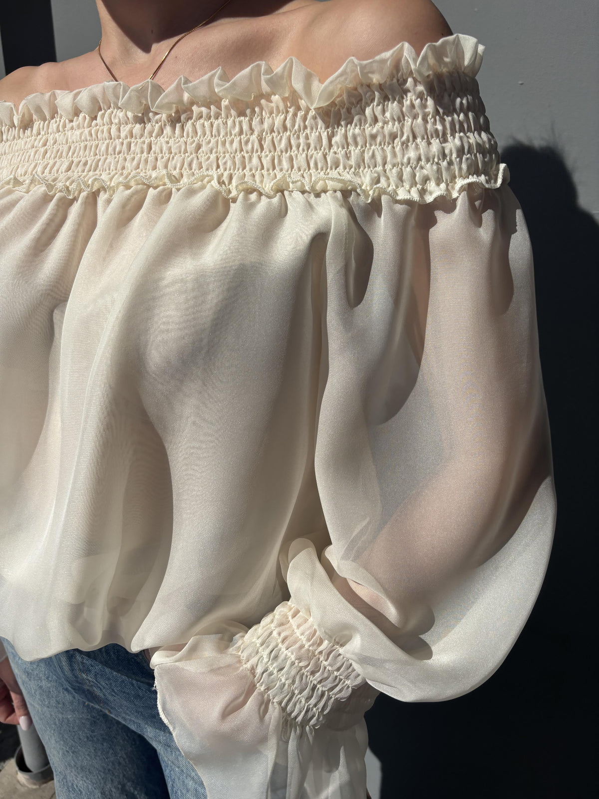 Camicia scollo dritto