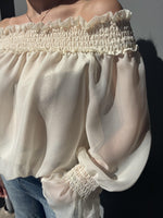 Camicia scollo dritto