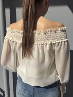 Camicia scollo dritto