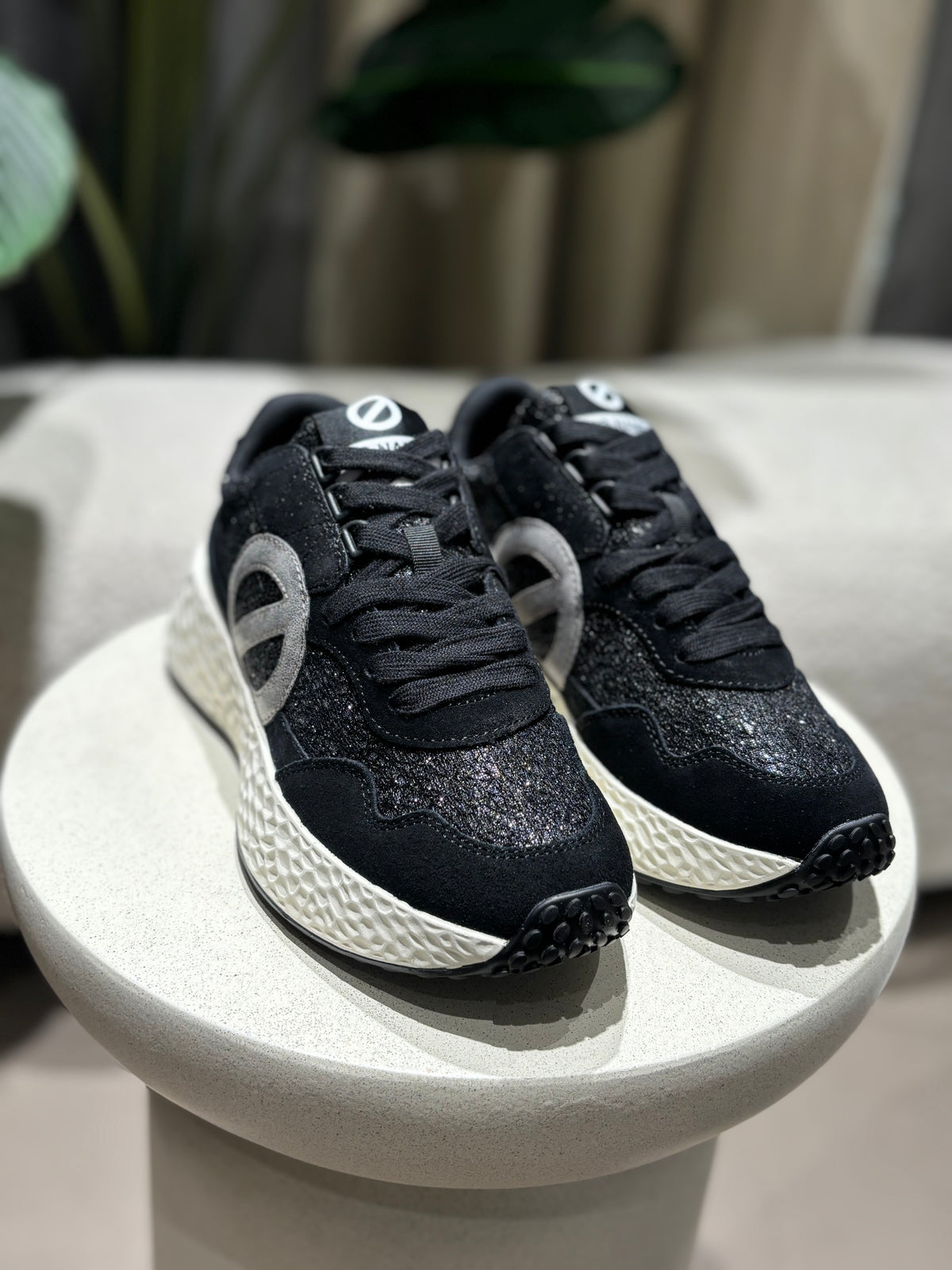 Sneaker strass nere