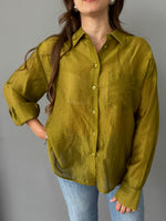 Camicia satin rosa con schiena scoperta