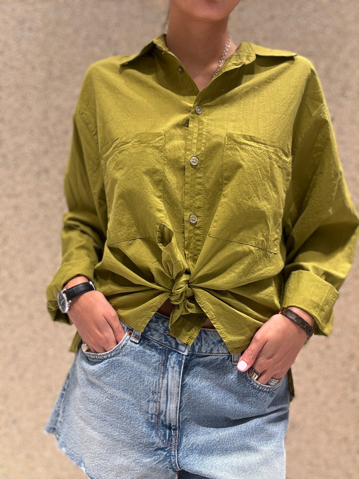 Camicia 100% cotone