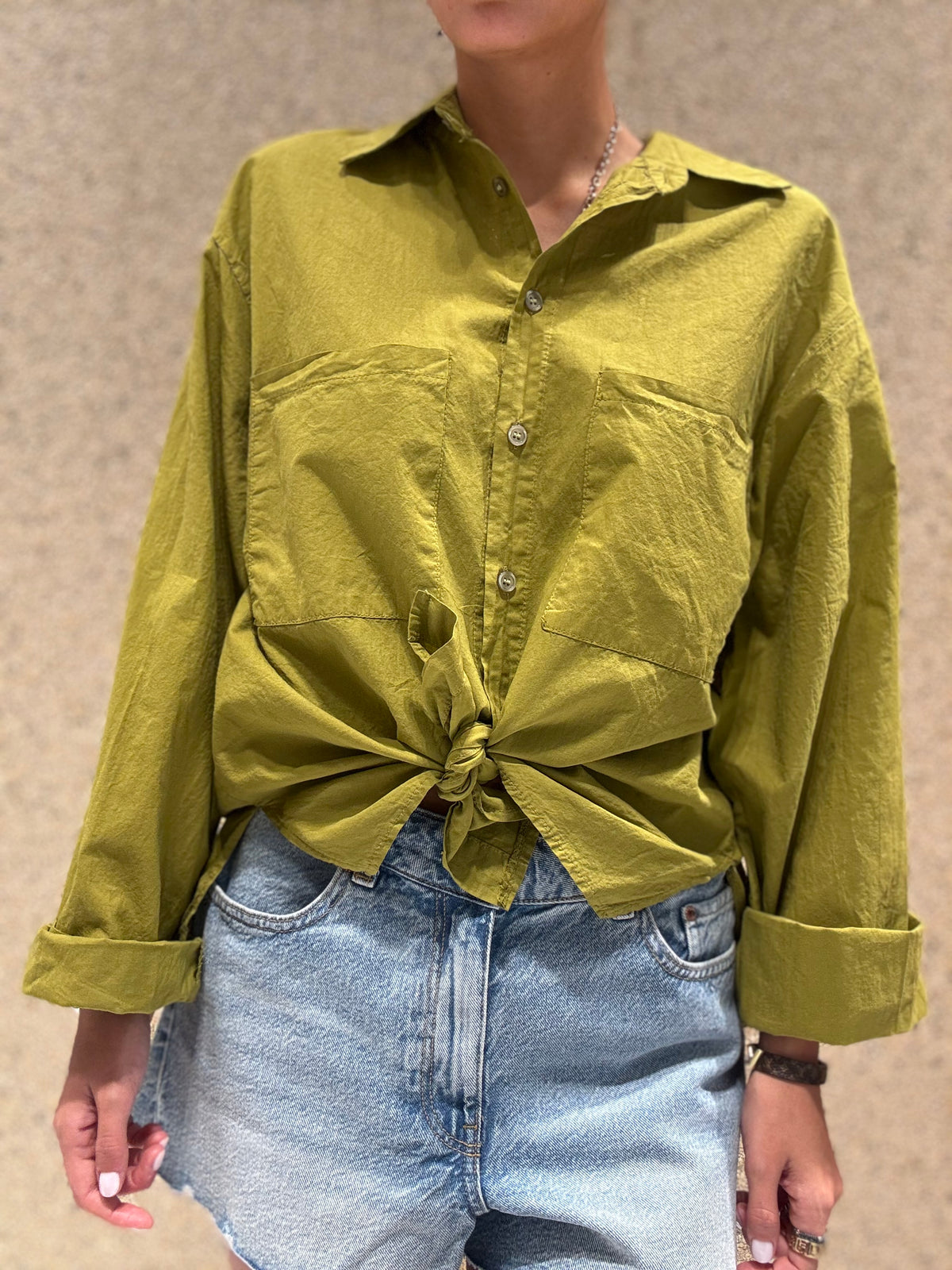 Camicia 100% cotone