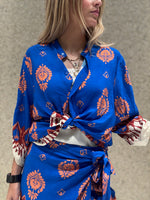 Camicia coreana manica corta abbottonata