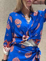 Camicia coreana manica corta abbottonata
