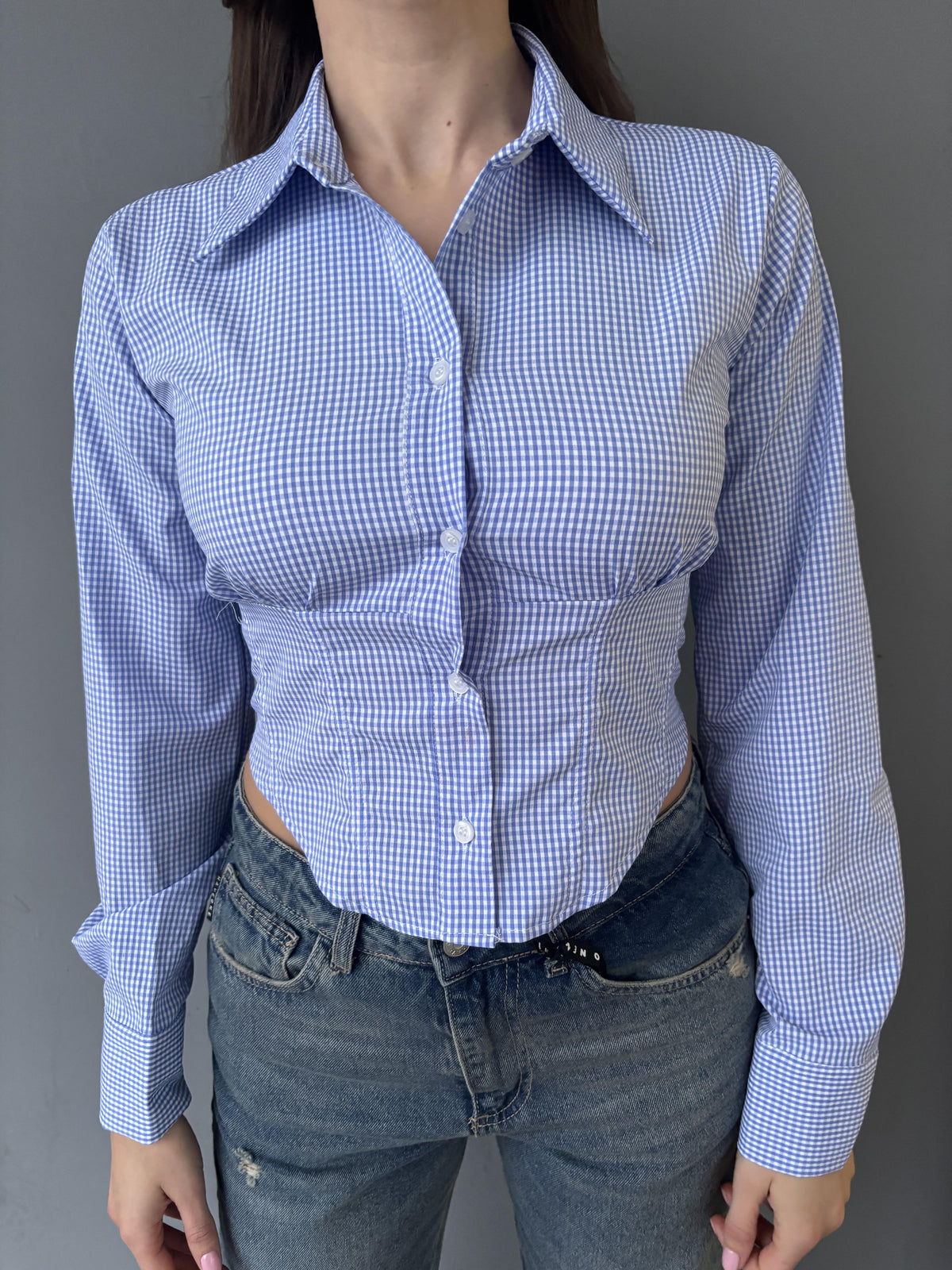 Camicia slim avvitata