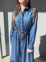 Abito chemisier in denim