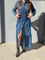 Abito chemisier in denim