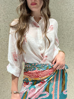 Camicia scimmietta rosa