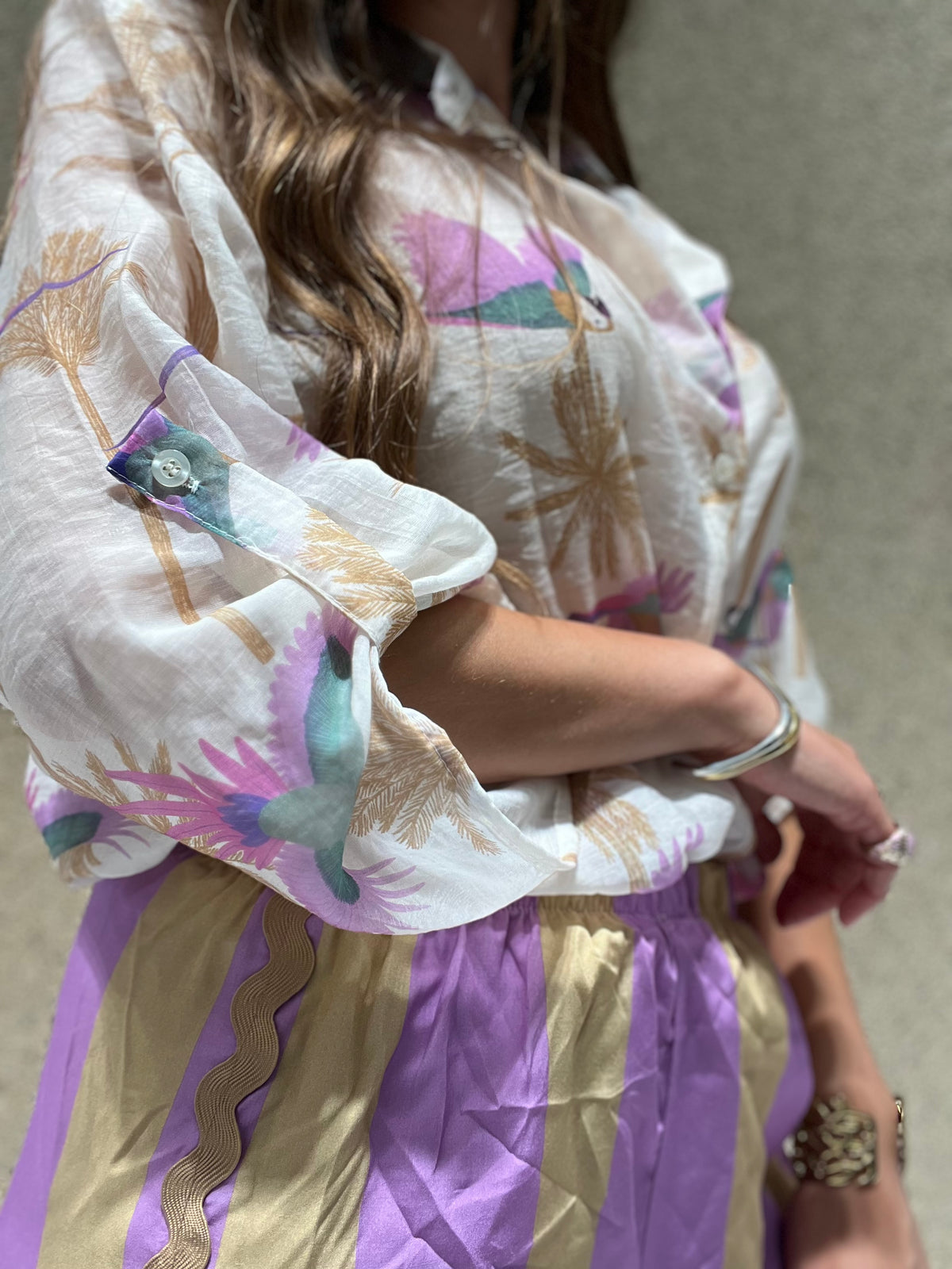 Camicia pappagalli