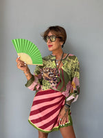 Camicia fantasia tigre "the island"