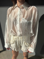 Camicia tasche con frange