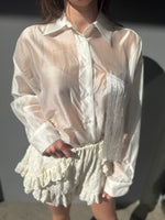 Camicia tasche con frange