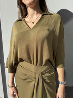 Blusa scollo v