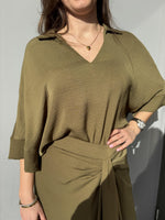 Blusa scollo v